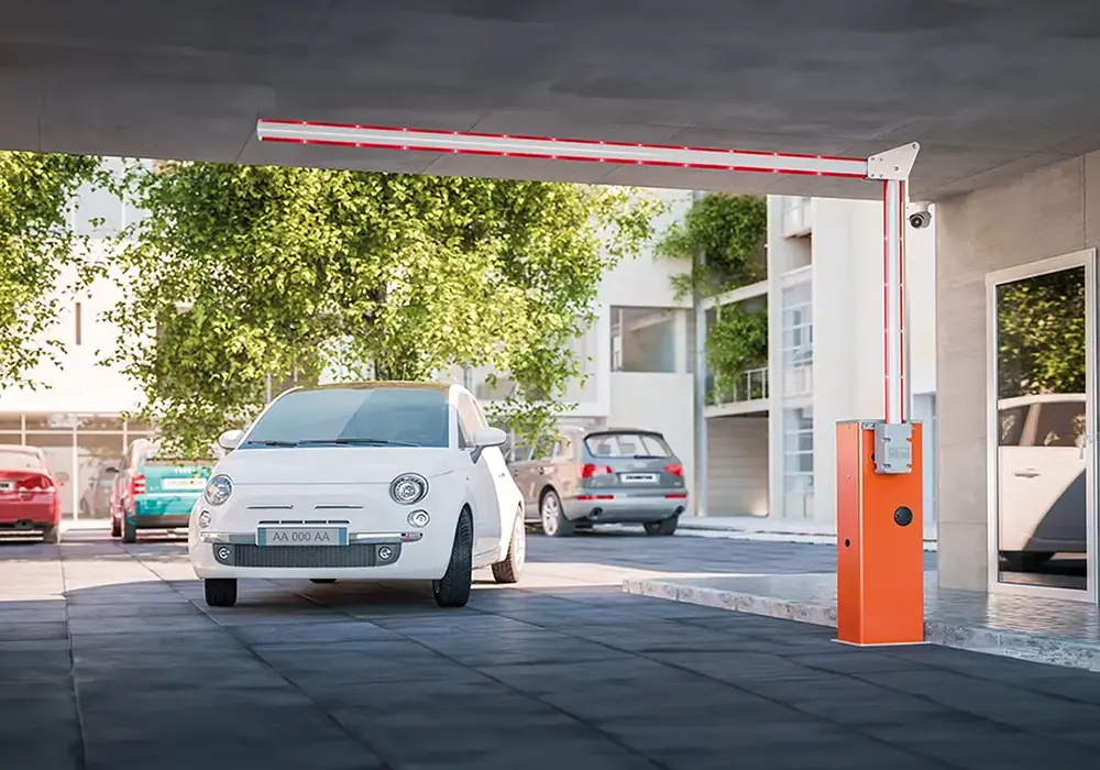 Nice otomasyon ürünleri - modern villa girişi ile otomatik kapı sistemi